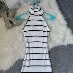 High neck dress
